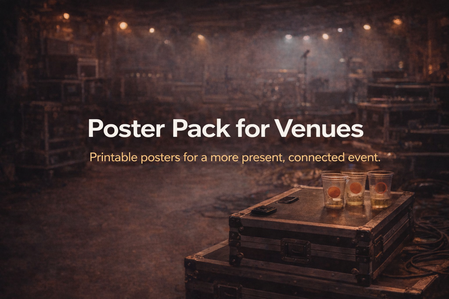 Poster Pack for Venues